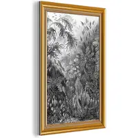 MuchoWow Wanddecoratie Metaal - Aluminium Schilderij Industrieel - Kunst - Schilder - Gold - Lijst - 20x30 cm - Dibond - Foto op aluminium - Industriële muurdecoratie - Voor de woonkamer/slaapkamer
