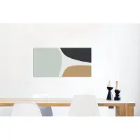 MuchoWow Wanddecoratie Metaal - Aluminium Schilderij Industrieel - Pastel - Minimalisme - Design - 80x40 cm - Dibond - Foto op aluminium - Industriële muurdecoratie - Voor de woonkamer/slaapkamer