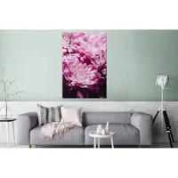 MuchoWow Wanddecoratie Metaal - Aluminium Schilderij Industrieel - Bloemen - Roze - Natuur - 120x180 cm - Dibond - Foto op aluminium - Industriële muurdecoratie - Voor de woonkamer/slaapkamer