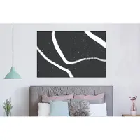 MuchoWow Wanddecoratie Metaal - Aluminium Schilderij Industrieel - Lijn - Minimalisme - Design - 150x100 cm - Dibond - Foto op aluminium - Industriële muurdecoratie - Voor de woonkamer/slaapkamer