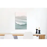 MuchoWow Wanddecoratie Metaal - Aluminium Schilderij Industrieel - Zee - Golven - Natuur - Water - 40x60 cm - Dibond - Foto op aluminium - Industriële muurdecoratie - Voor de woonkamer/slaapkamer
