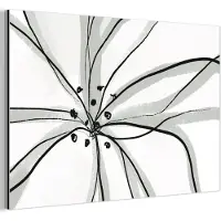 MuchoWow Wanddecoratie Metaal - Aluminium Schilderij Industrieel - Bloemen - Abstract - Design - 120x80 cm - Dibond - Foto op aluminium - Industriële muurdecoratie - Voor de woonkamer/slaapkamer