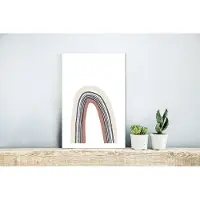 MuchoWow Wanddecoratie Metaal - Aluminium Schilderij Industrieel - Regenboog - Pastel - Design - 20x30 cm - Dibond - Foto op aluminium - Industriële muurdecoratie - Voor de woonkamer/slaapkamer