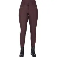 QHP Rijbroek Julin Full Grip Coffee - 40
