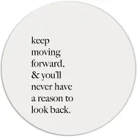Label2X Muurcirkel keep moving