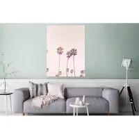 MuchoWow Wanddecoratie Metaal - Aluminium Schilderij Industrieel - Palmbomen - Zon - Natuur - Lucht - 120x160 cm - Dibond - Foto op aluminium - Industriële muurdecoratie - Voor de woonkamer/slaapkamer
