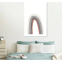 MuchoWow Wanddecoratie Metaal - Aluminium Schilderij Industrieel - Regenboog - Pastel - Design - 100x150 cm - Dibond - Foto op aluminium - Industriële muurdecoratie - Voor de woonkamer/slaapkamer
