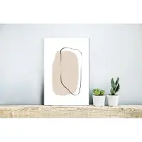 MuchoWow Wanddecoratie Metaal - Aluminium Schilderij Industrieel - Minimalisme - Design - Pastel - 20x30 cm - Dibond - Foto op aluminium - Industriële muurdecoratie - Voor de woonkamer/slaapkamer