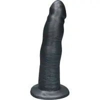 Ylva & Dite Black Grey Siliconen Strapon - 16-20 cm van Ylva & Dite