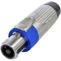 Neutrik NLT4FXX Stekker Bus Aantal polen: 4 Zilver, Blauw 1 stuk(s) Piece
