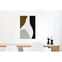 MuchoWow Wanddecoratie Metaal - Aluminium Schilderij Industrieel - Minimalisme - Design - Vormen - 60x90 cm - Dibond - Foto op aluminium - Industriële muurdecoratie - Voor de woonkamer/slaapkamer