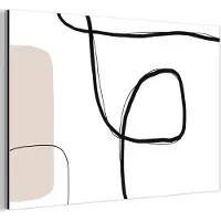 MuchoWow Wanddecoratie Metaal - Aluminium Schilderij Industrieel - Abstract - Pastel - Minimalisme - 30x20 cm - Dibond - Foto op aluminium - Industriële muurdecoratie - Voor de woonkamer/slaapkamer