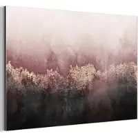 MuchoWow Wanddecoratie Metaal - Aluminium Schilderij Industrieel - Glitter - Goud - Abstract - 180x120 cm - Dibond - Foto op aluminium - Industriële muurdecoratie - Voor de woonkamer/slaapkamer