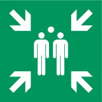 ARBO centrum Verzamelplaats pictogram