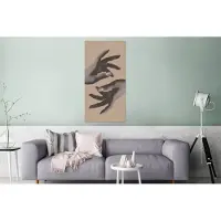 MuchoWow Wanddecoratie Metaal - Aluminium Schilderij Industrieel - Vintage - Hand - Design - 80x160 cm - Dibond - Foto op aluminium - Industriële muurdecoratie - Voor de woonkamer/slaapkamer