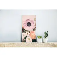 MuchoWow Wanddecoratie Metaal - Aluminium Schilderij Industrieel - Bloemen - Natuur - Planten - 20x40 cm - Dibond - Foto op aluminium - Industriële muurdecoratie - Voor de woonkamer/slaapkamer