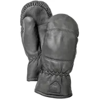 Hestra - Leather Box Mitt - Handschoenen 9, zwart/grijs