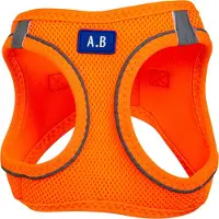 Animal Boulevard Ab32217 - Hals- En Leibanden - Hond - Ab Air-mesh Comfortharnas Oranje-s 4-7kg - Maat: S 4-7kg