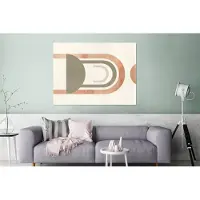 MuchoWow Wanddecoratie Metaal - Aluminium Schilderij Industrieel - Design - Roze - Abstract - 120x90 cm - Dibond - Foto op aluminium - Industriële muurdecoratie - Voor de woonkamer/slaapkamer