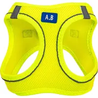 Animal Boulevard Ab32208 - Hals- En Leibanden - Hond - Ab Air-mesh Comfortharnas Geel-xxs 2-4kg - Maat: Xxs 2-4kg