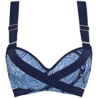 Marlies Dekkers Badmode Push Up Bikinitop Cache Coeur | Maat: 85B | Kleur: Blauw/Print