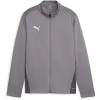 Puma Sportjas 'TeamGoal' grijs / donkergrijs / wit