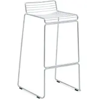 HAY Hee High barkruk 75 cm Galvanized