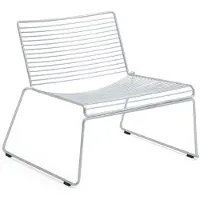 HAY Hee lounge stoel sled base Galvanized