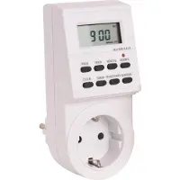 Q-Link Tijdschakelaar binnen | (20 programma's, Digitaal, Randaarde)