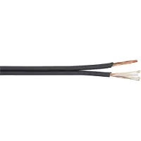 S-Impuls 2-aderige ongebalanceerde audiokabel - 2x 0,14mm / zwart - 25 meter