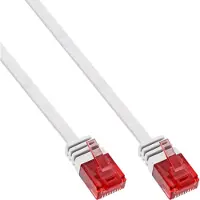 InLine Platte patchkabel, UTP, Cat. 6, wit, 5m