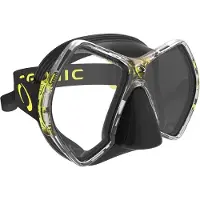 Oceanic Cyanea Diving Mask Geel,Zwart