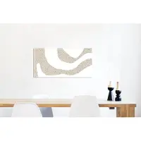 MuchoWow Wanddecoratie Metaal - Aluminium Schilderij Industrieel - Abstract - Terrazzo - Design - Beige - 120x60 cm - Dibond - Foto op aluminium - Industriële muurdecoratie - Voor de woonkamer/slaapkamer