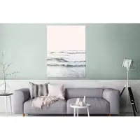 MuchoWow Wanddecoratie Metaal - Aluminium Schilderij Industrieel - Zee - Golven - Natuur - Water - 90x120 cm - Dibond - Foto op aluminium - Industriële muurdecoratie - Voor de woonkamer/slaapkamer