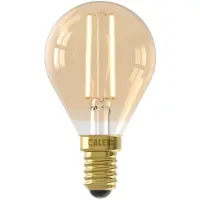 Calex 6x LED lamp E14 | Kogel P45 | Filament | Goud | 2100K | Dimbaar | 3.5W (25W)