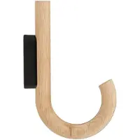 Gejst Hook haak 19 cm Eikenhout-zwart