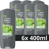 Dove 6x Douchegel Men+ Care Extra Fresh 400 Ml