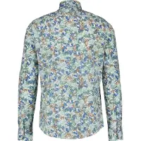 Lerros Heren overhemd 24214061 622 coastal sea blue