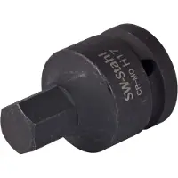 SW-Stahl 10186L-17 aandrijfas inzetstuk 17 x 76 mm, 3/4 inch impact