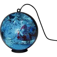 Konstsmide Kerstbol met kerstman en slee | | Ø 15 cm