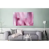MuchoWow Wanddecoratie Metaal - Aluminium Schilderij Industrieel - Kleuren - Verf - Schilderij - Roze - 120x80 cm - Dibond - Foto op aluminium - Industriële muurdecoratie - Voor de woonkamer/slaapkamer