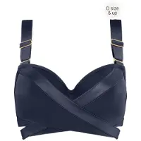 Marlies Dekkers Badmode Voorgevormde Bikinitop Cache Coeur | Maat: 70D | Kleur: Grijs
