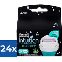 Wilkinson Sword Wilkinson Intuition Sensitive Care Scheermesjes - 3 stuks  Single Item - Voordeelverpakking 24 stuks