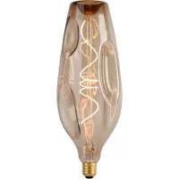 Calex Barcelona XXL Natural - E27 LED Lamp - Filament Lichtbron Dimbaar - 4W - Warm Wit Licht