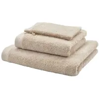 Aquanova Handdoek Sava Beige (Set van 3)