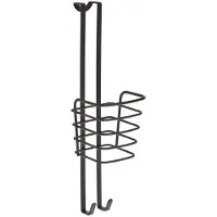 Metaltex haardrogerhouder 11x12x37 cm zwart