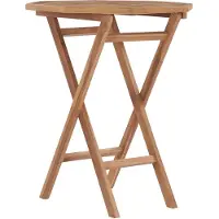 vidaXL Tuintafel inklapbaar 60x60x75 cm massief teakhout