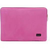 Bombata Sleeve Velvet 15.6 inch Dark Pink