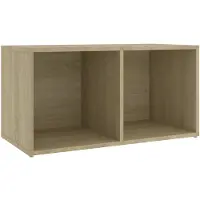 The Living Store Televisiekast - Sonoma eiken - 72 x 35 x 36.5 cm - 2 vakken