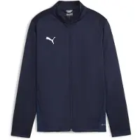 Puma teamGOAL Trainingsjack Kids Donkerblauw Wit